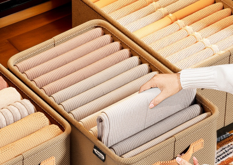 대용량 스틸 프레임 의류 보관함 전체 모습