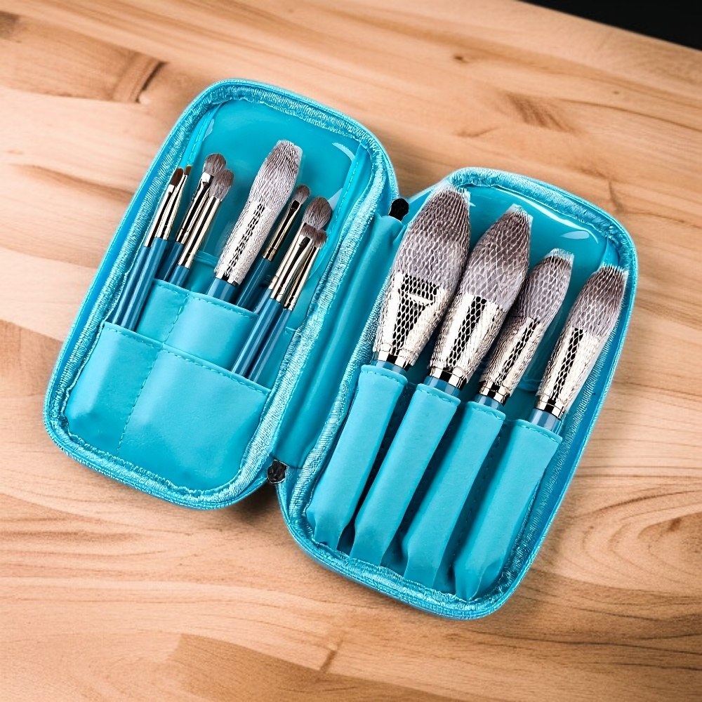 13 makeup brush strap storage bag set