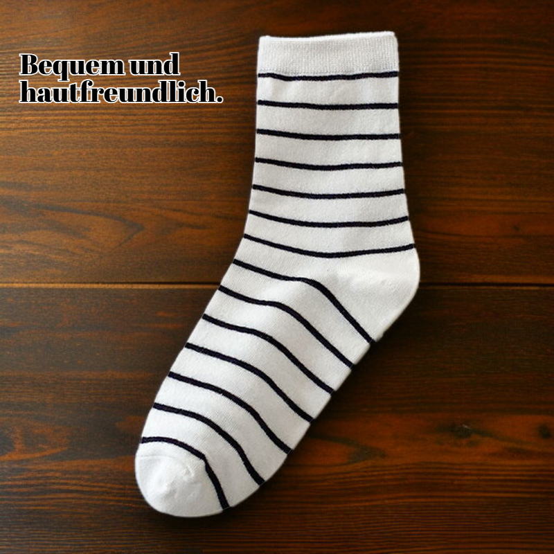 Lange Baumwollstrümpfe für Damen