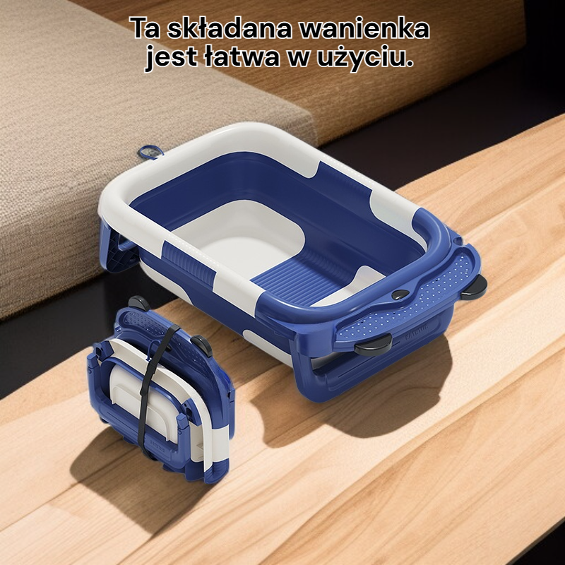 Składana wanienka dla niemowląt 