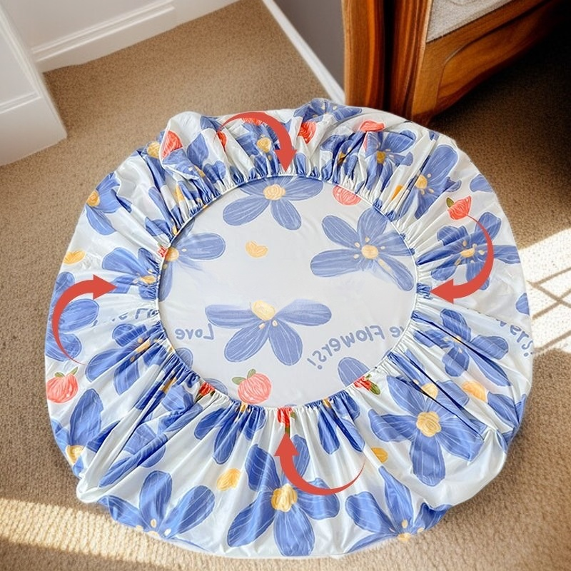 色落ちせずに洗えるマットレスベッドスプレッドカバー 柔らかい 毛玉なし フルパッケージ 高弾力