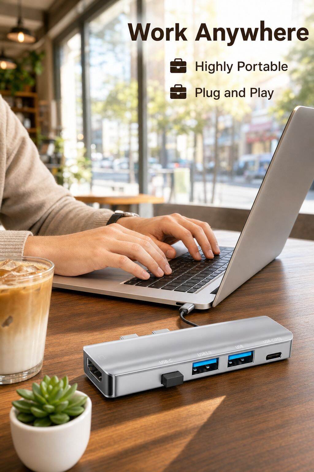 Computer Notebook USB Splitter for MacBook Expansion Dock HUB