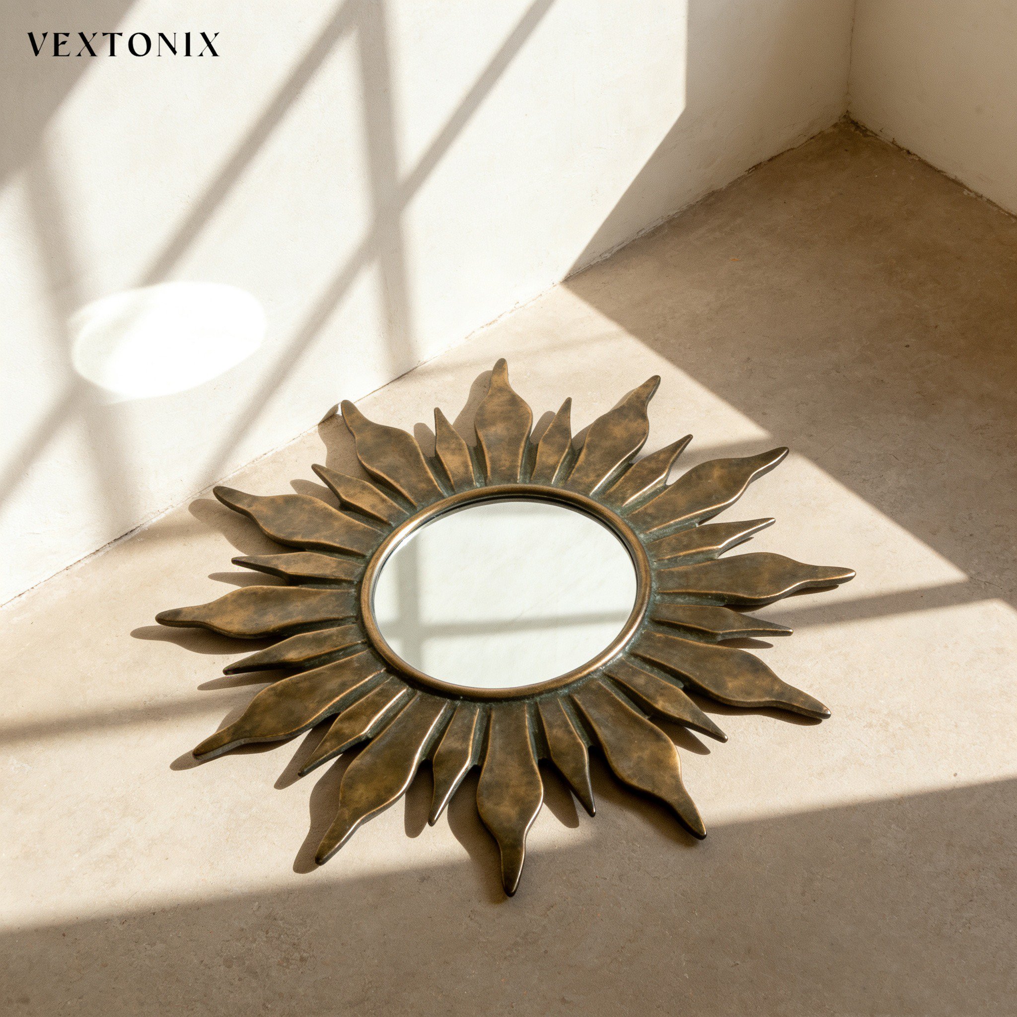 ตกแต่งบ้านด้วยกระจกดอกทานตะวัน