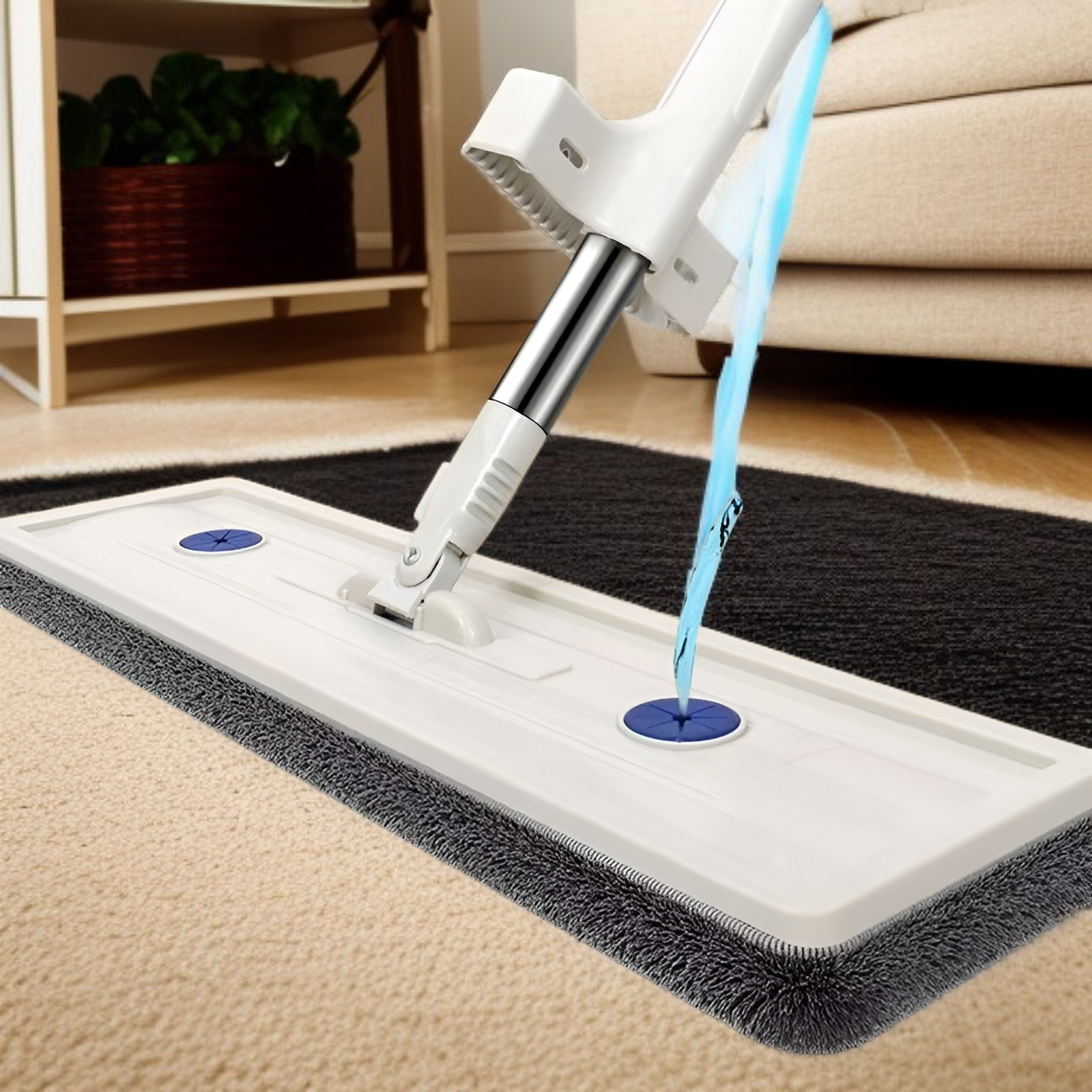 フロアワイパー 本体 フローリング 本体 ワイパー フローリングワイパー ワイパー フロア ブラック フロアモップ モップ フロア用掃除道具 床ふきワイパー 本体 掃除 シート 掃除道具