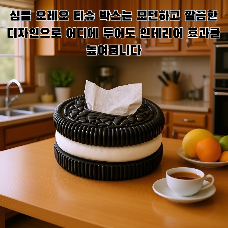 심플 오레오 티슈 박스
