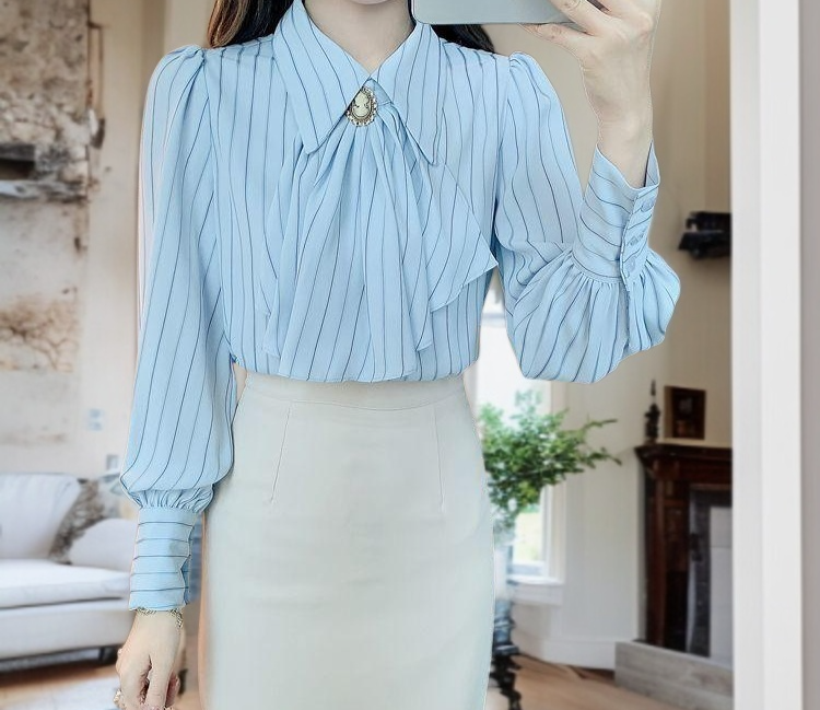 百搭法式襯衫搭配裙裝