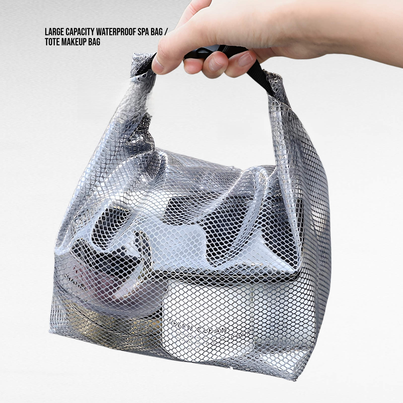 Large Capacity Waterproof Spa Bag / Tote Makeup Bag