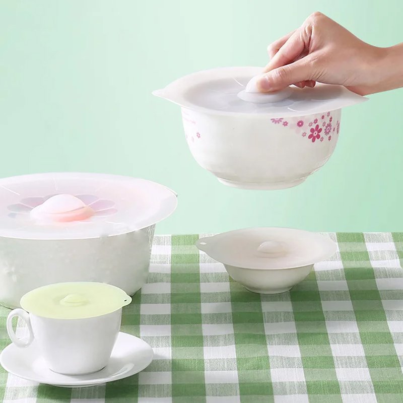 Fünf-Stück-Satz Silikon Frischschutz Abdeckung