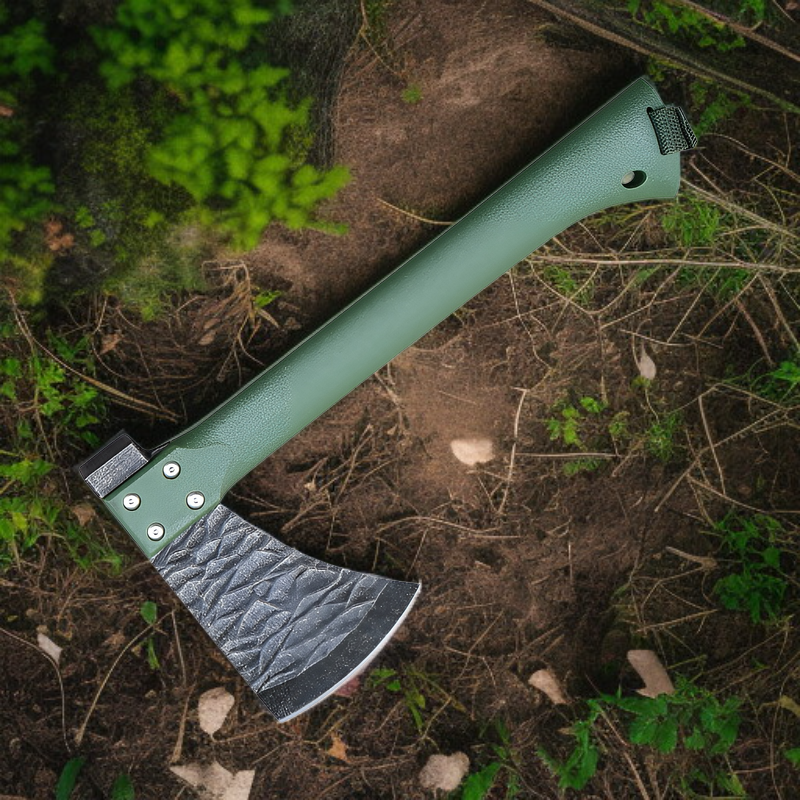 アウトドアマウンテンアックス、滑り止め、耐摩耗性、多機能キャンプハンドアックス、統合エンジニアアックス、アウトドア薪割りサバイバルアックス