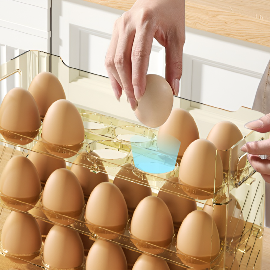 Layered Egg Tray for Fridge