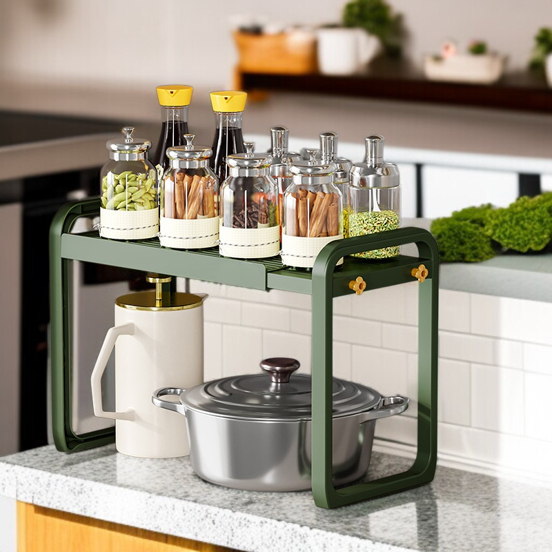 Retractable Kitchen Storage Rack for Spices