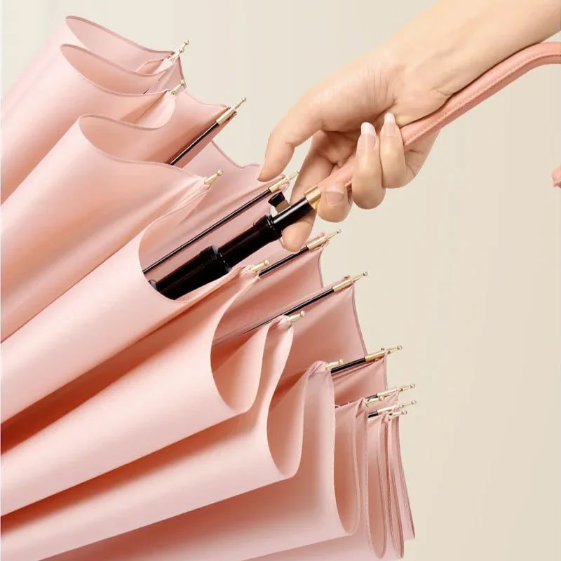 Dvoulůžkový deštník s dlouhou rukojetí