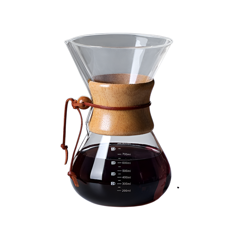 Hitzebeständiger Glas-Kaffeekanne