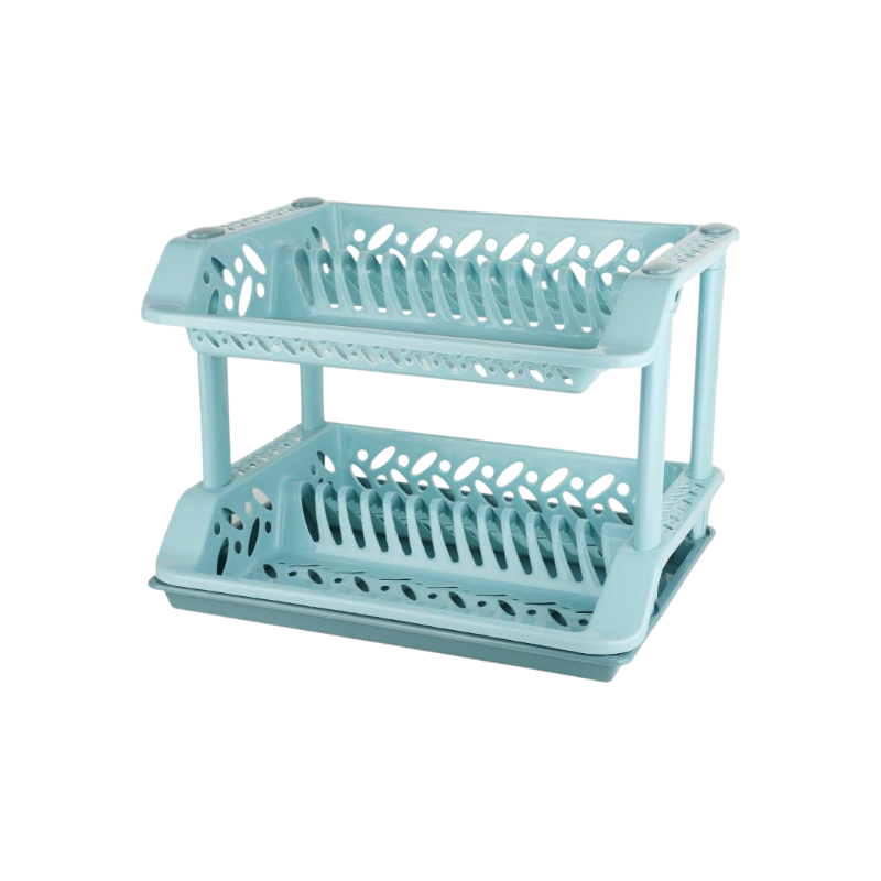 Double-layer cutlery drainer