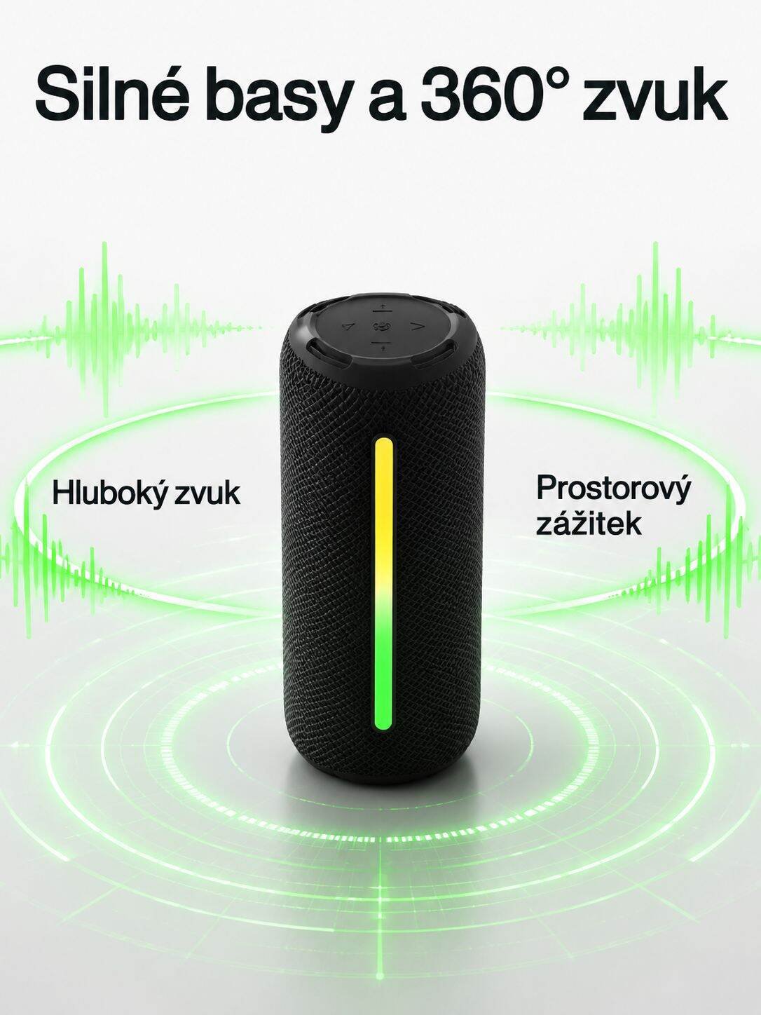 Přenosný reproduktor s dlouhou výdrží baterie