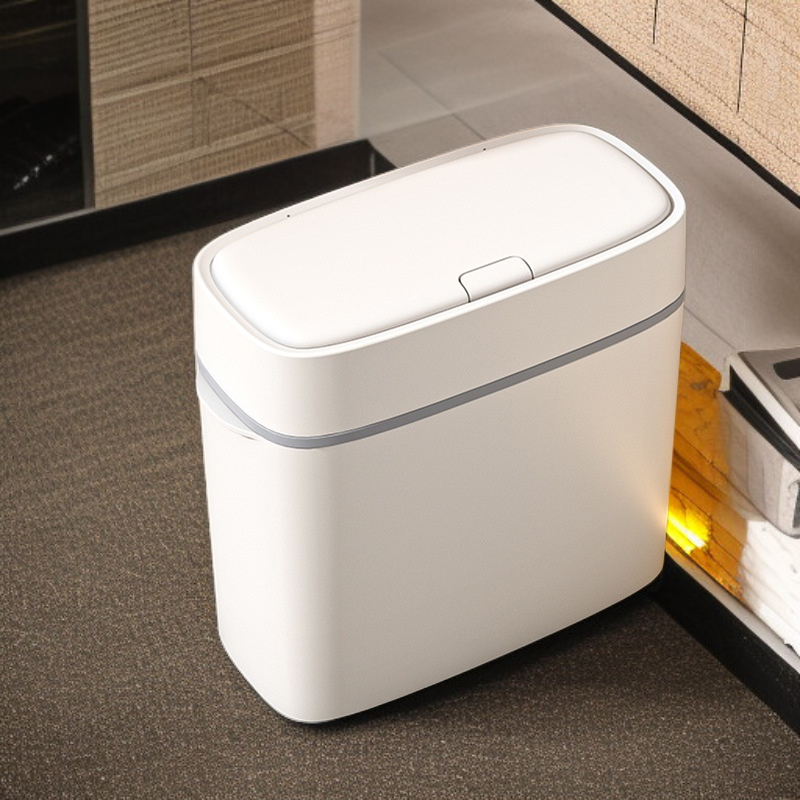 世帯のふたが付いている台所不用な大箱 ペーパー バスケット押しのタイプ浴室の不用な大箱