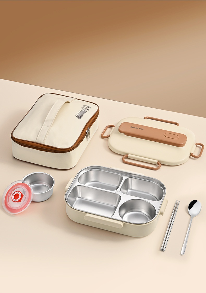 Wiederverwendbare Brotdose aus Edelstahl