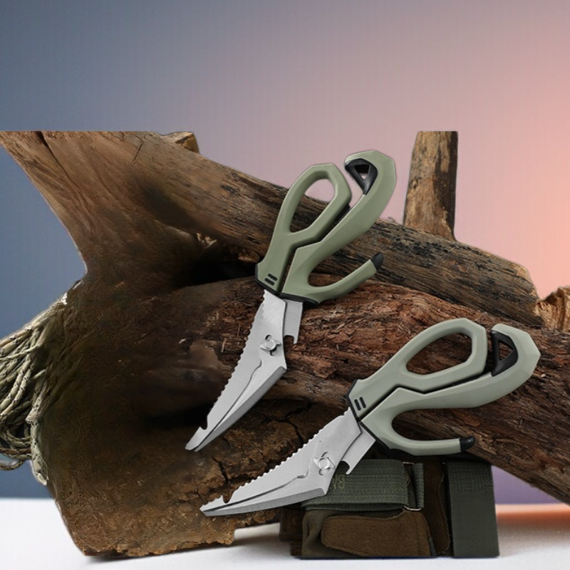 多機能の屋外の釣は取り外し可能なステンレス鋼用具の魚の骨はさみを切ります 釣のために必要な多機能のはさみ