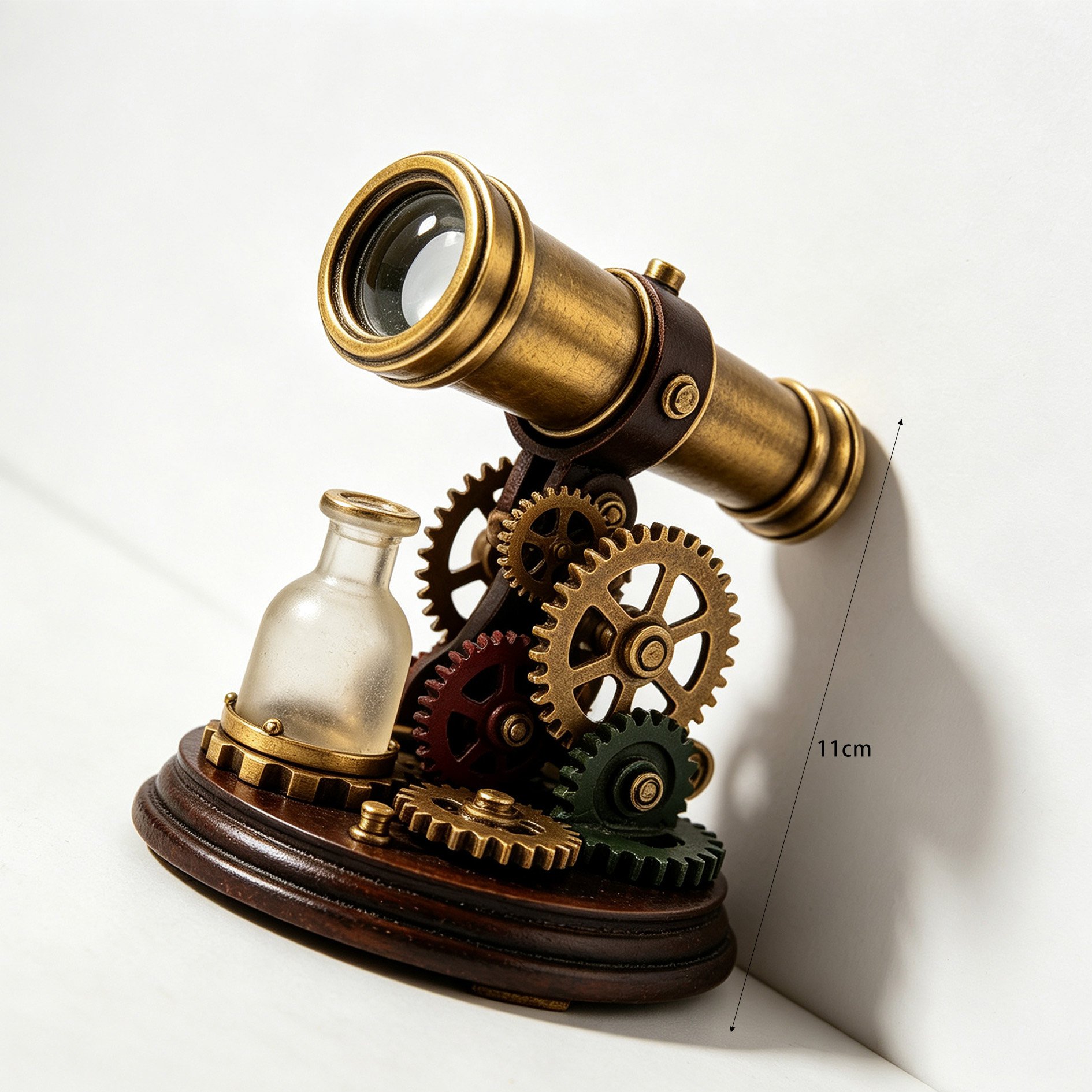 Antique style telescope ornament for astronomy lovers