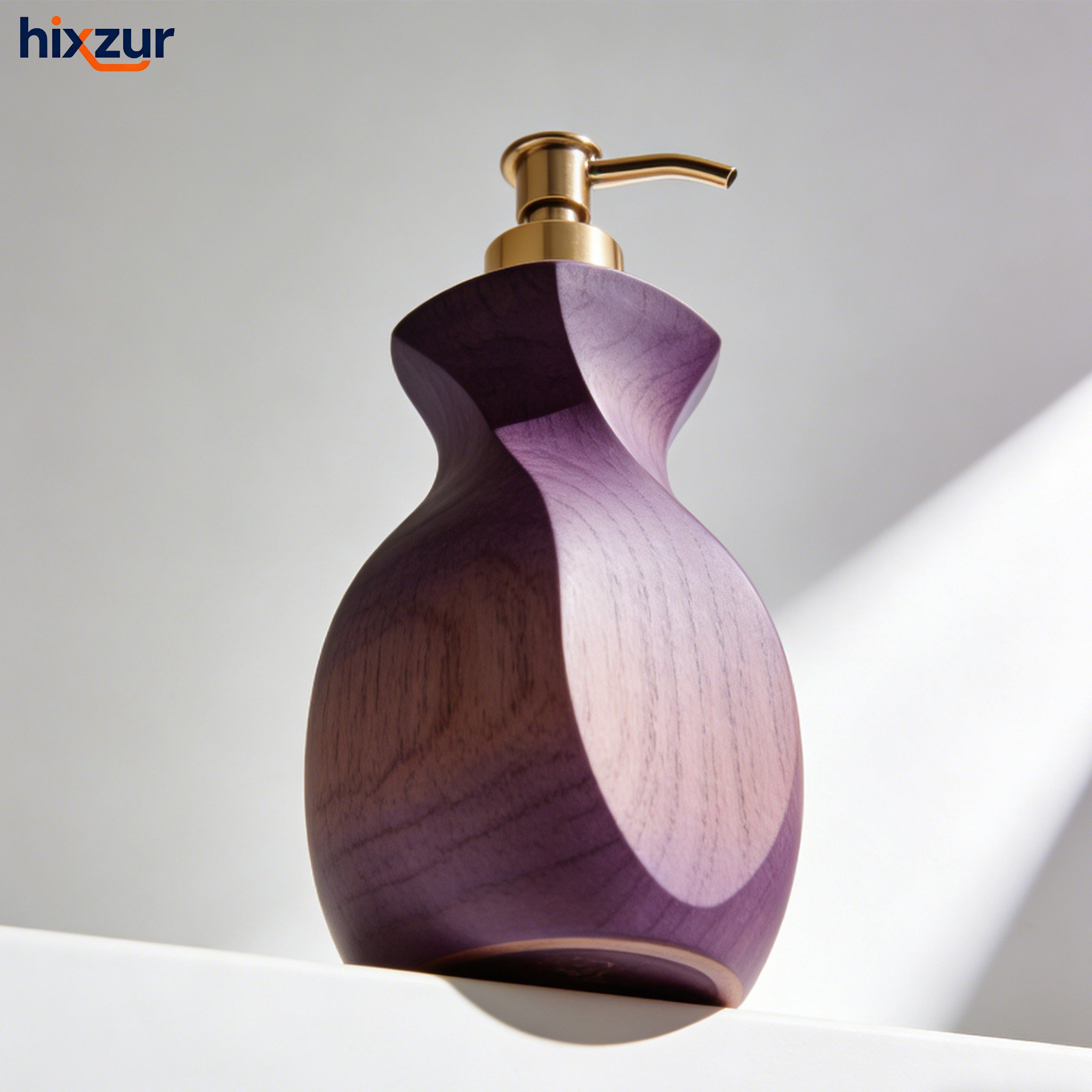 ที่กดสบู่เหลวทำจากไม้เนื้อแข็งคุณภาพสูง (3 ชิ้น)