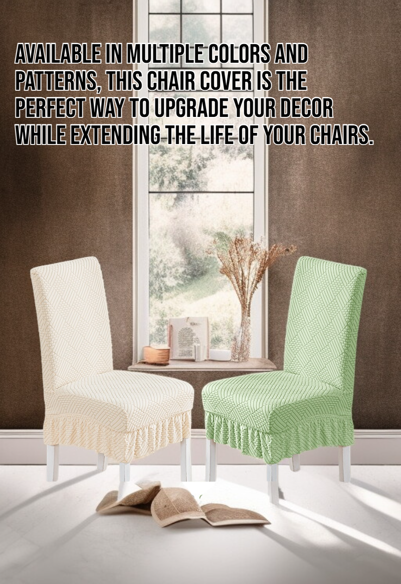 Close-up of thickened non-slip chair cover fabric texture