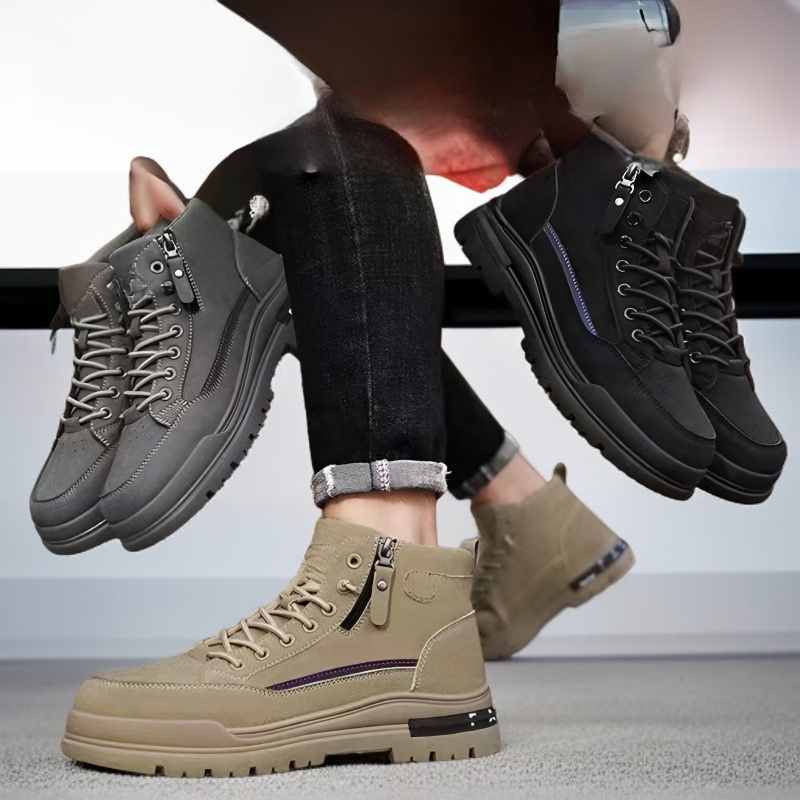 따뜻하고 미끄러지지 않으며 내마모성이 뛰어난 남성용 작업화