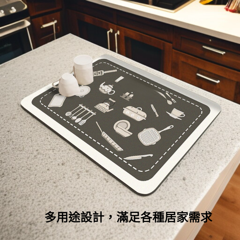 硅藻泥吸水垫