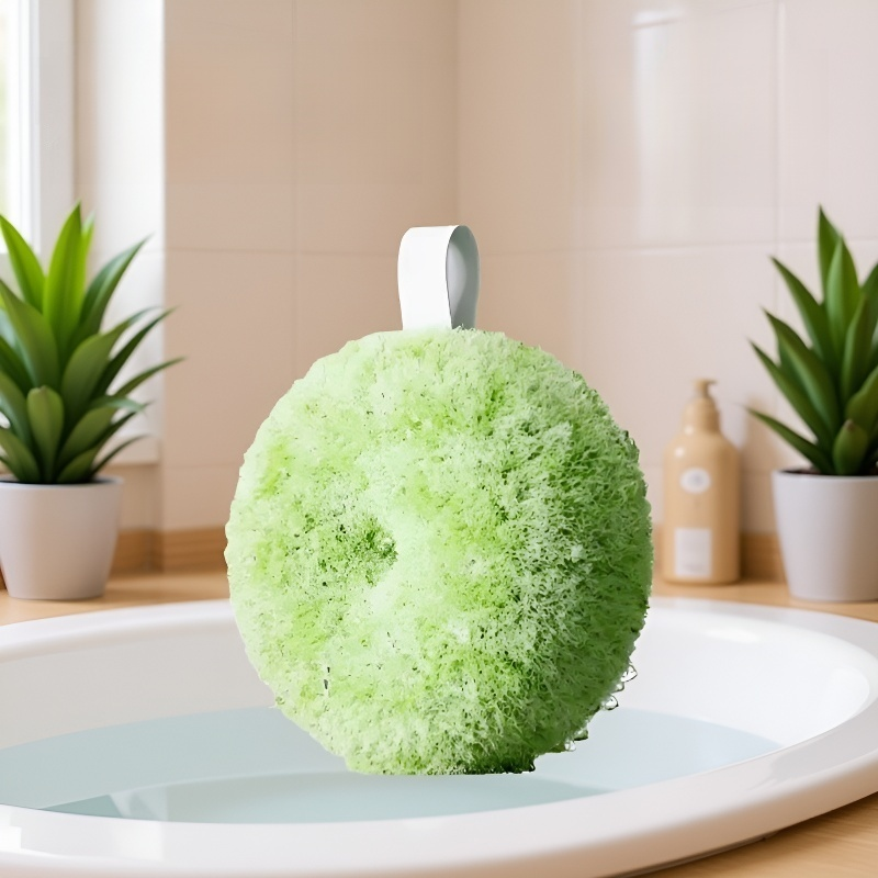 Countertop cleaning brush