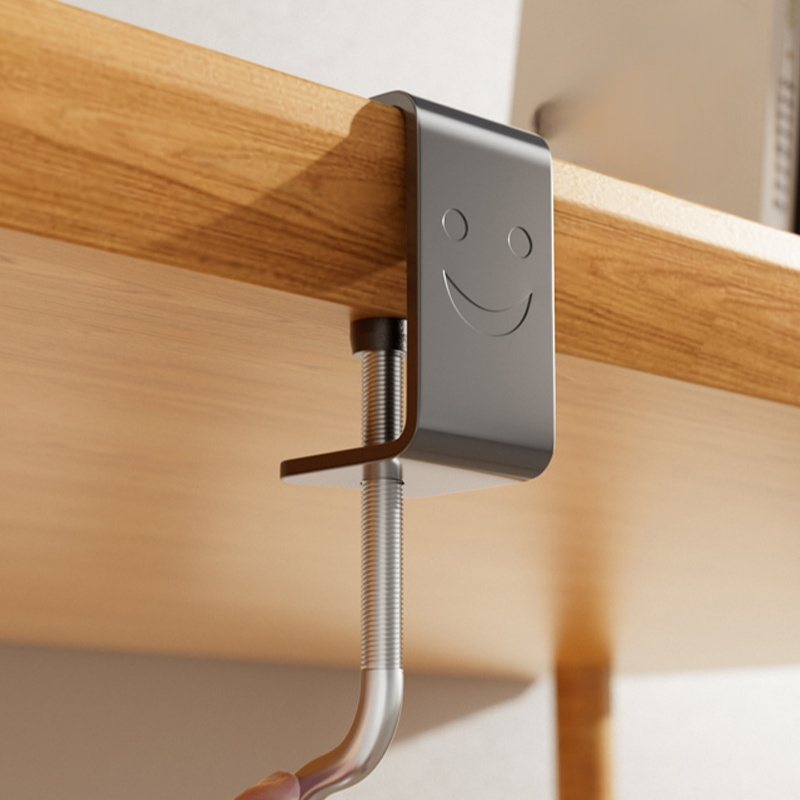  超強承重免鑽不鏽鋼桌邊掛鉤