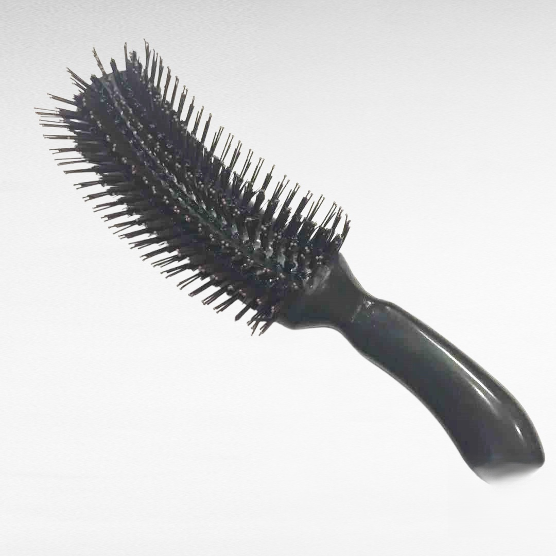 S-förmige bequeme Griff-Haarbürste für Volumen