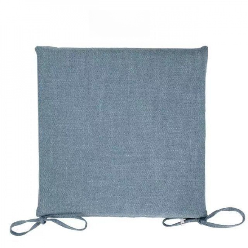 Detachable Washable Simple Linen Chair Cushion, Thickened and Breathable Seat Pad