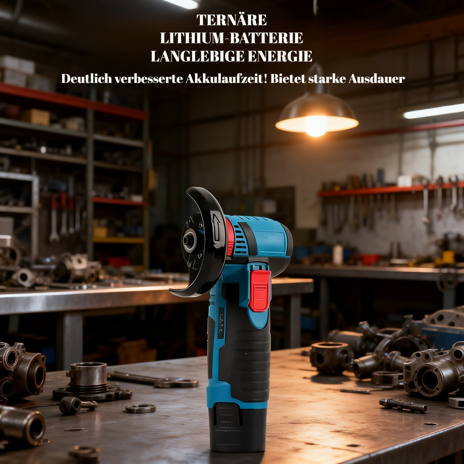 Kleine tragbare Akku-Winkelschleifmaschine für den Hausgebrauch