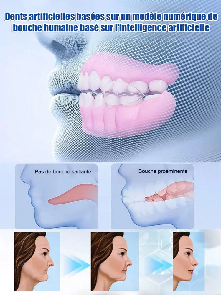 【Recommandé par les autorités américaines】Prothèse dentaire Perfect Smile