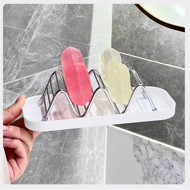 Soporte para jabón en forma de W