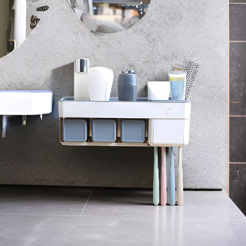 Multifunktionaler Zahnbürstenhalter