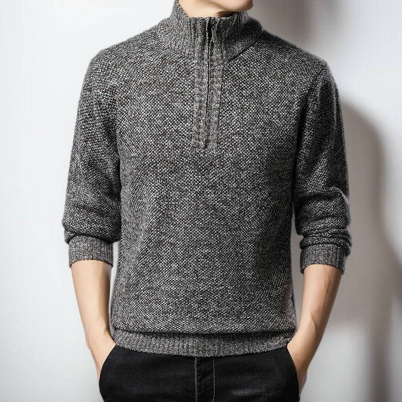 트렌디한 남성 겨울 니트 스웨터 스타일링