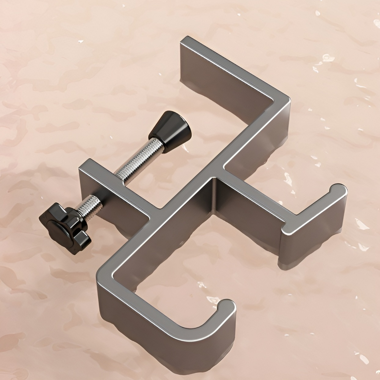 No-Drill Strong Load-Bearing Desk Side Hanging Bag Holder for Dormitory and Office