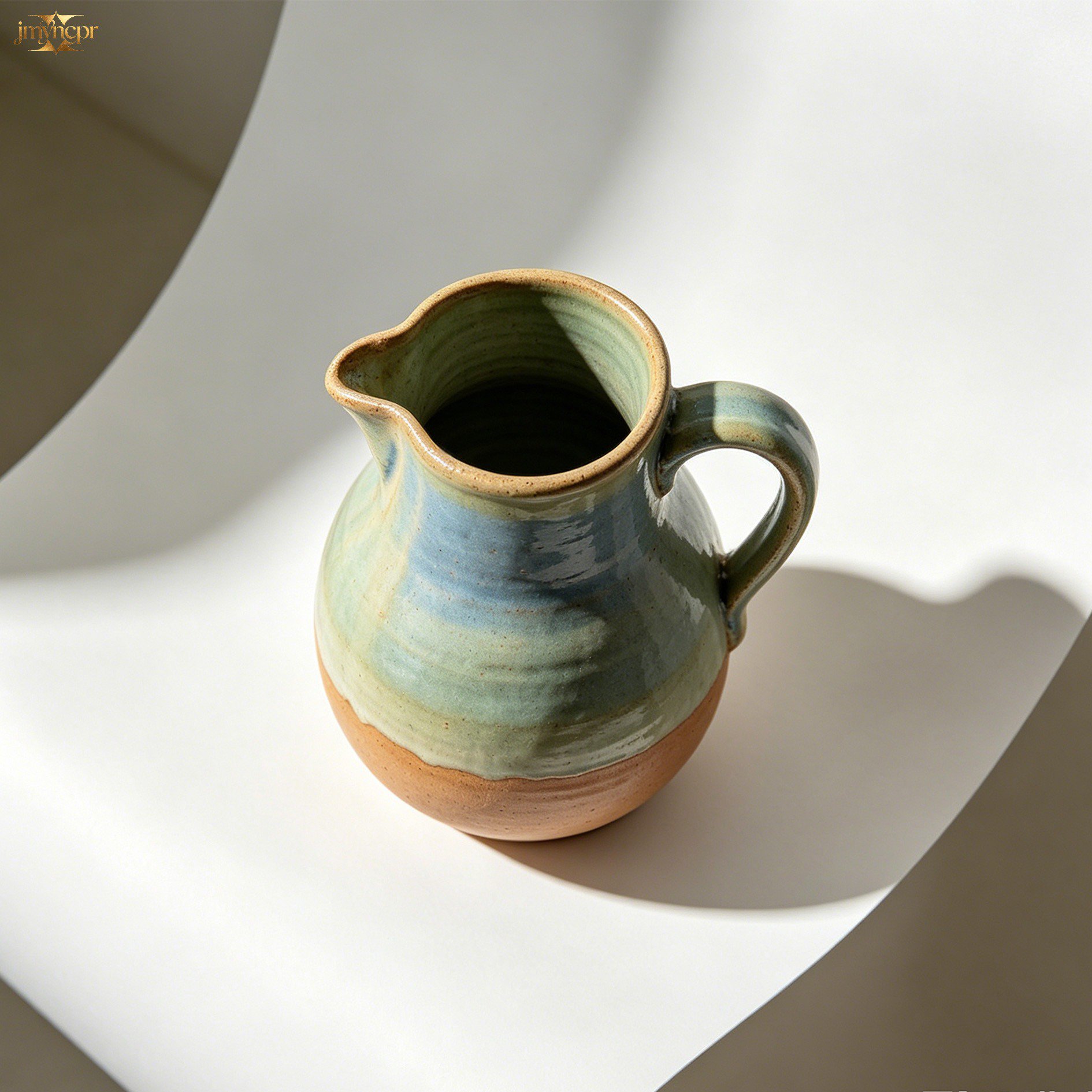 Handmade Coarse Pottery Water Pitchers (Set of 3)