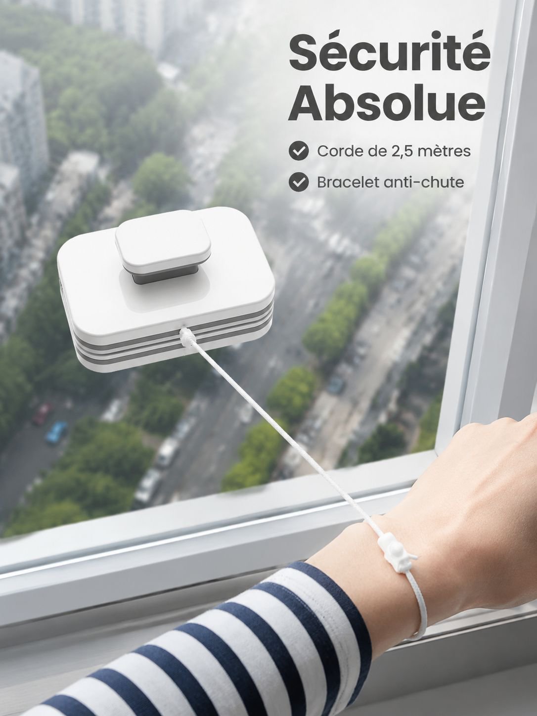 Essuie-glace magnétique réglable