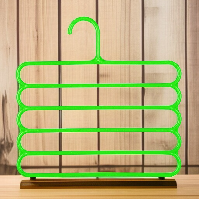 Fünf-lagiger faltbarer Wäscheständer, platzsparendes Design