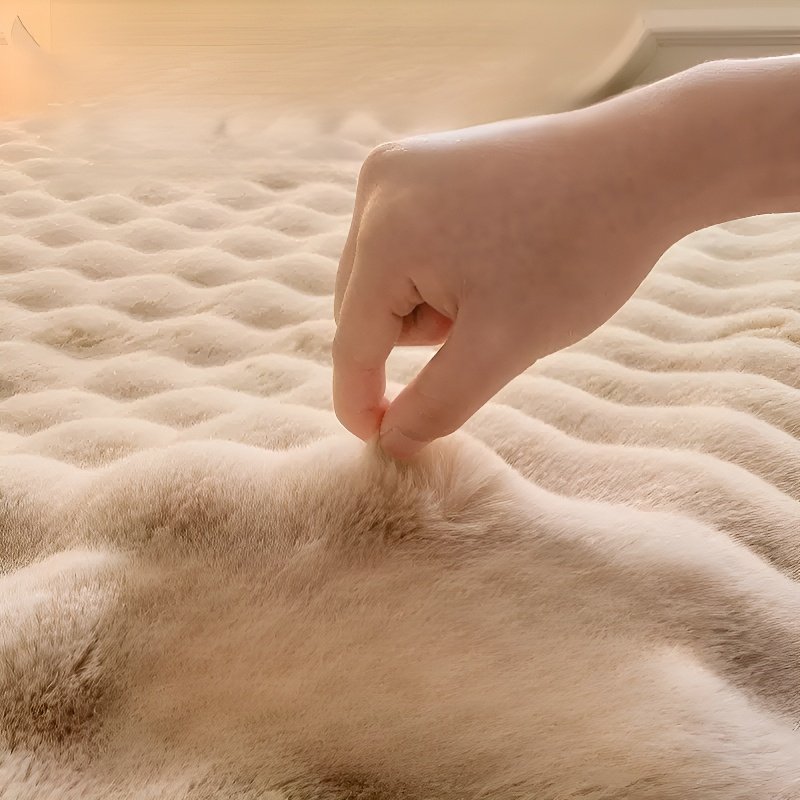 輕奢加厚毛絨床笠