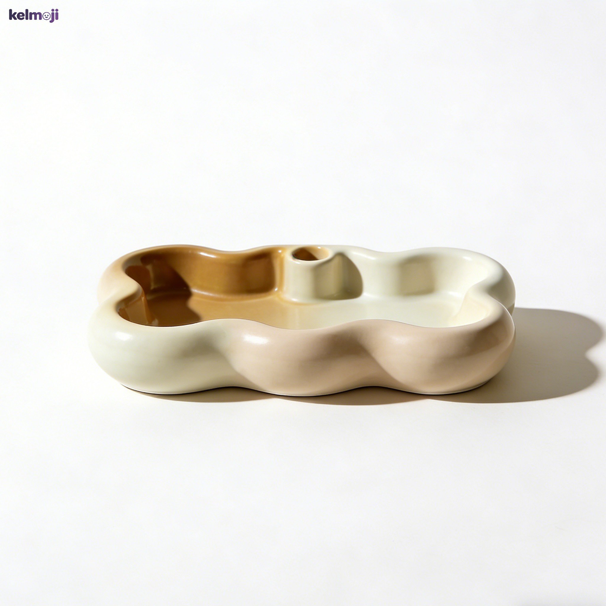Cloud-Shaped Ceramic Stationery Trays (Set of 5)