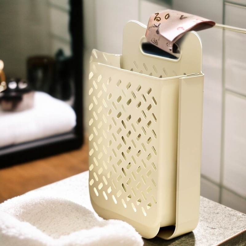 Cubo organizador de plástico resistente para ropa