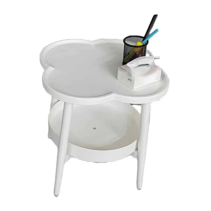 Modern Minimalist Cream Side Table