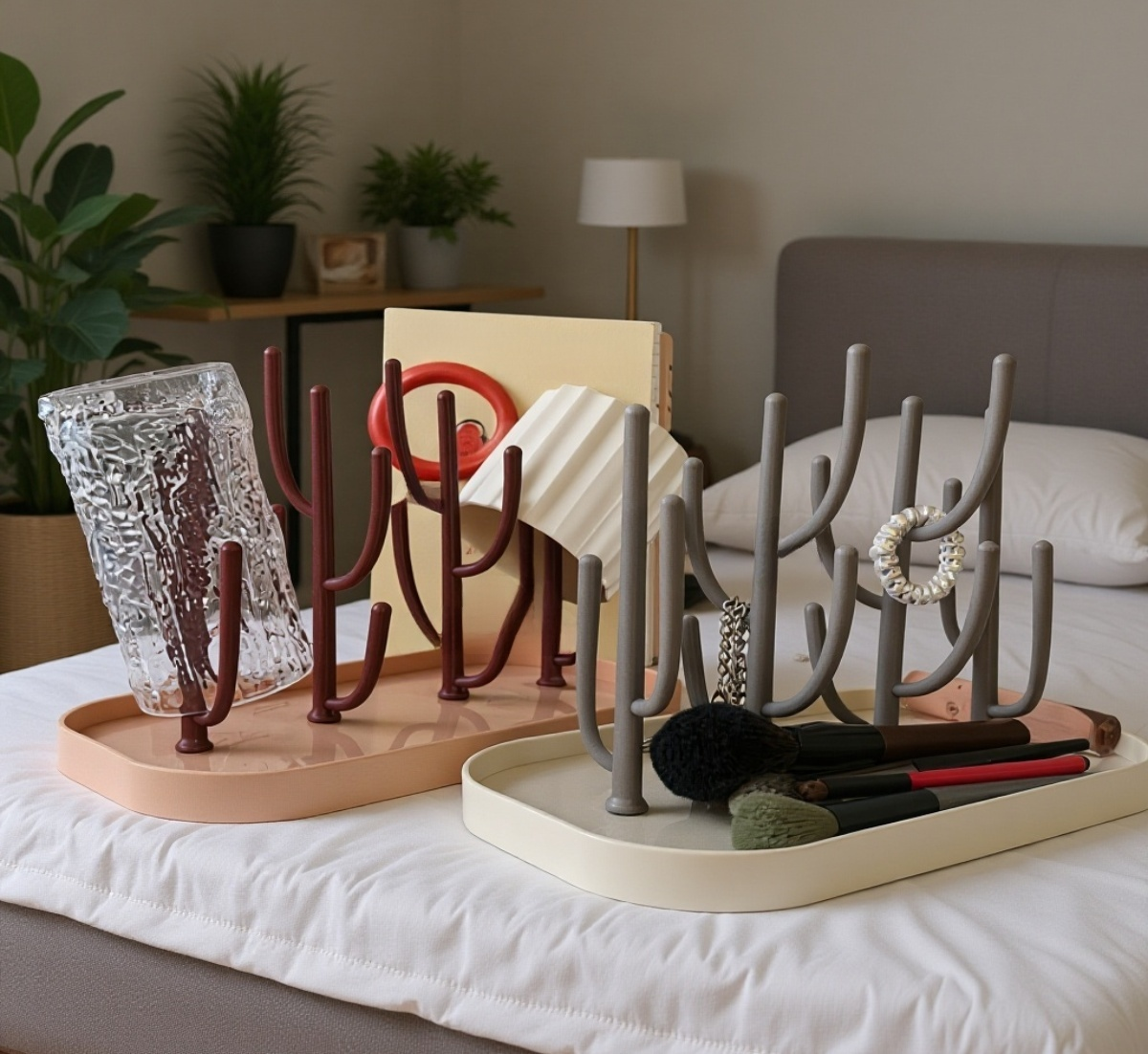 공간 절약형 벽걸이 열쇠걸이