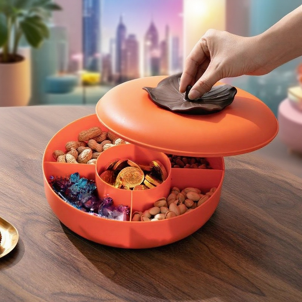 뚜껑이 있는 건조 과일 보관 상자