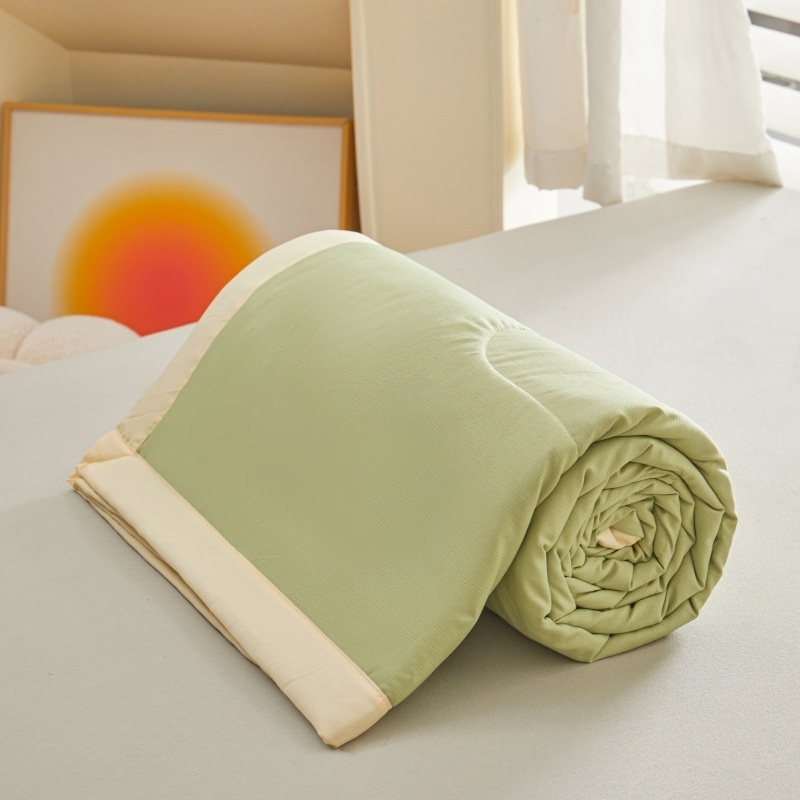  여름용 대두 충전 실크 이불