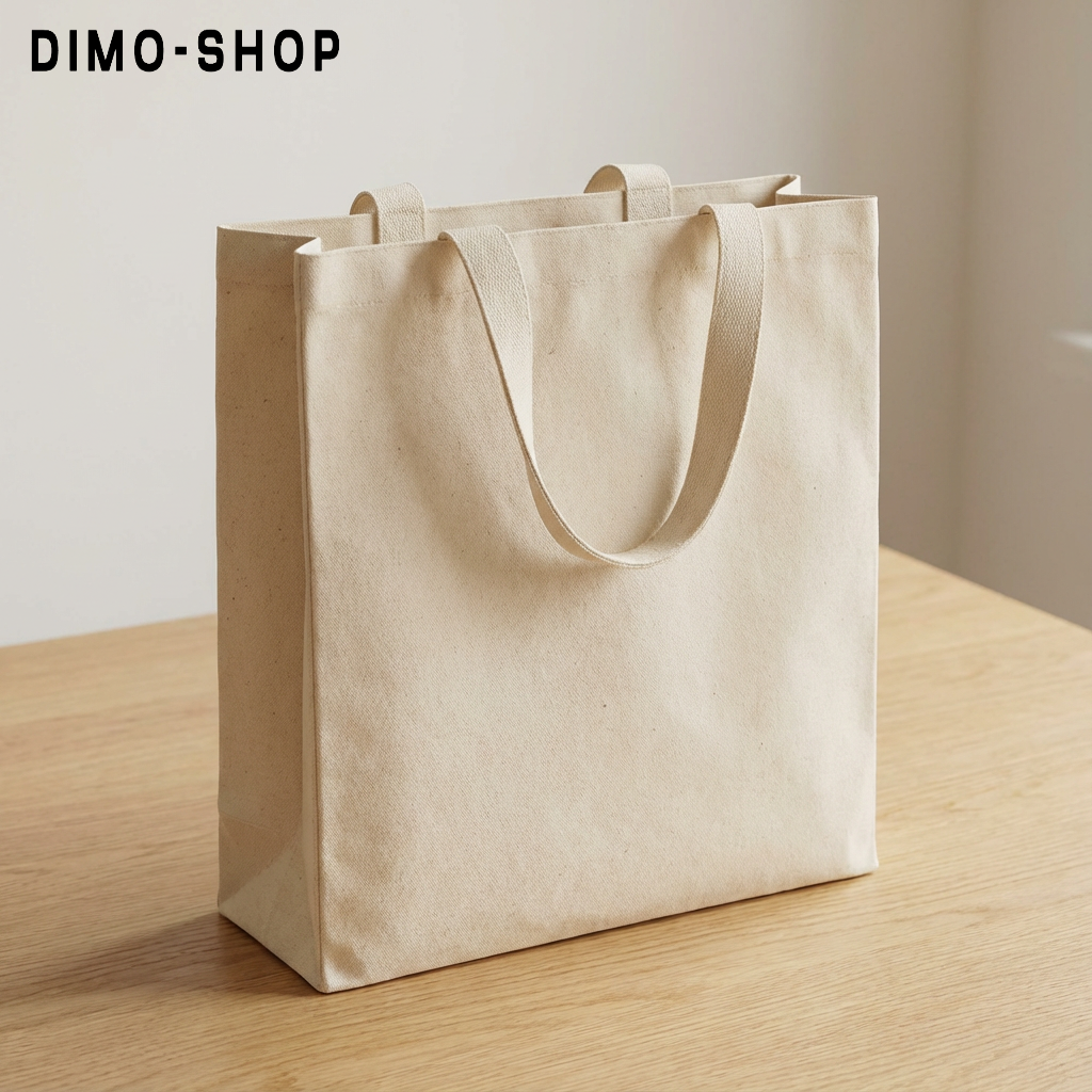 Geantă din pânză cu design artistic modern