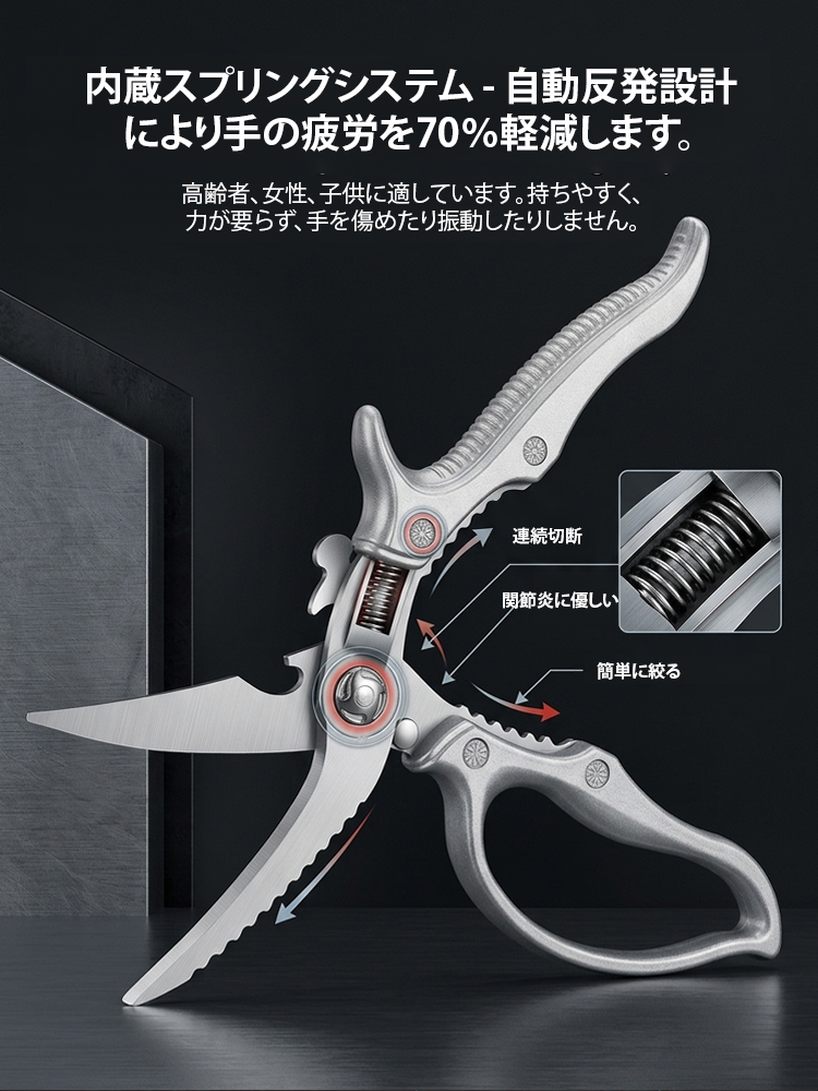 ドイツ精密多機能キッチン骨ばさみ