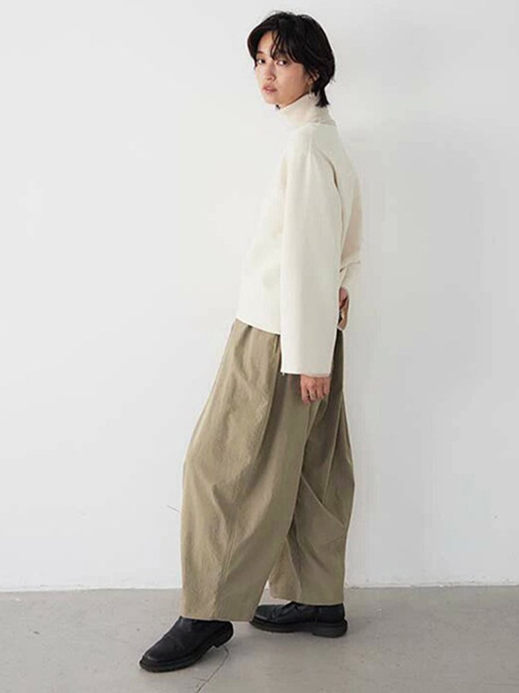 Monolly 春夏用バルーンワイドパンツ